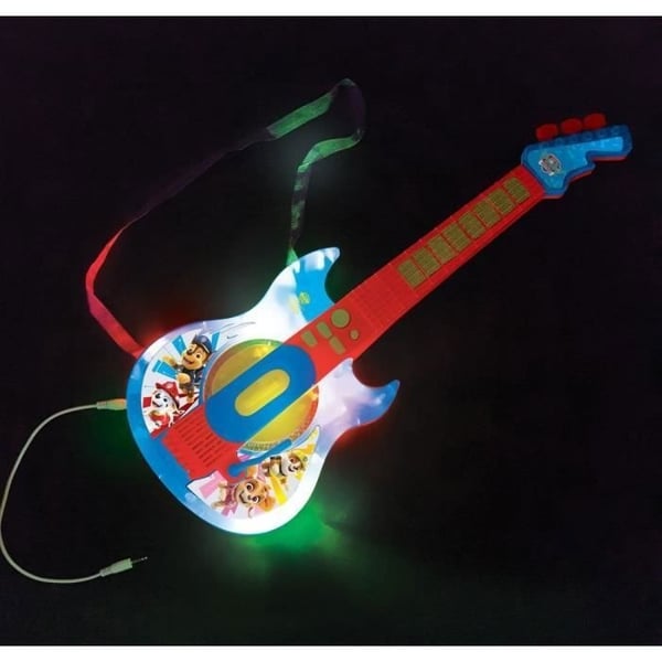 * En super Paw Patrol elektronisk guitar og briller med mikrofon til at opdage musik, mens du har det sjovt og med stil!