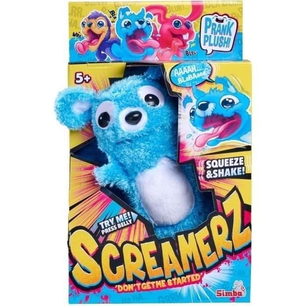 Smoby - Screamerz - Sjov interaktiv bamse - Bjørn - 25 cm - Laver lyde når den rystes eller trykkes Smoby - Screamerz - Sjov interaktiv bamse - Bjørn - 25 cm - Laver lyde når den rystes eller trykkes