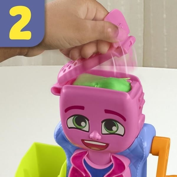 Play-Doh Frisørsalon, modellervokssæt med 6 dåser, fra 3 år