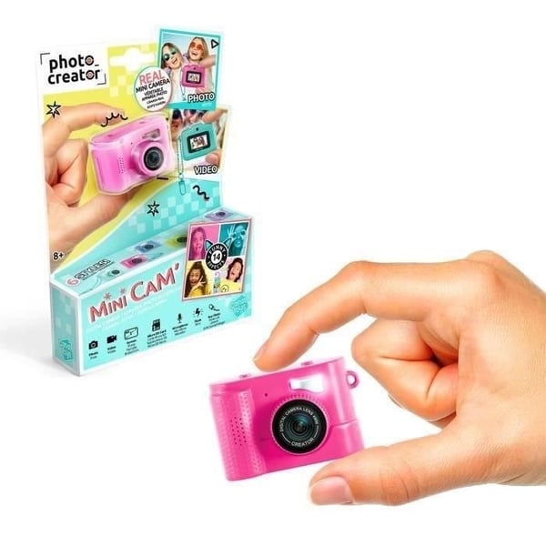 Canal Toys – Photo Creator – Mini Cam' digitalt foto- og videokamera – kompakt – med nøglering og 1 GB SD-kort inkluderet – CLK 06