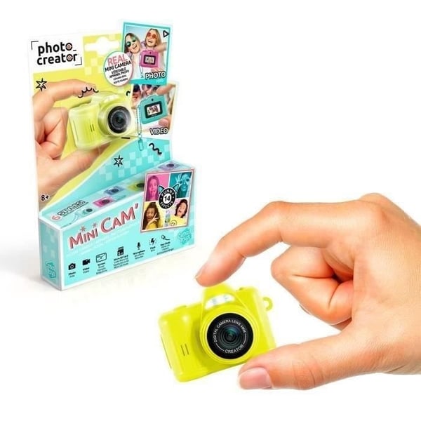 Canal Toys – Photo Creator – Mini Cam' digitalt foto- og videokamera – Pro - med nøglering og 1 GB SD-kort inkluderet – CLK 062