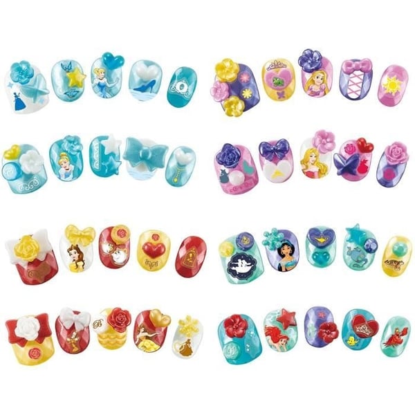 Aquabeads - Neglestudio Disney Prinsesser - Negle der hænger fast med vand