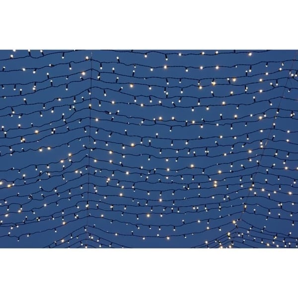 Yogy Solar Solcellelyskæde - LUMI JARDIN - 200 LED'er - 1700 cm - Varm hvid