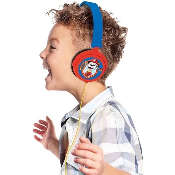 Paw Patrol Sammenklappelige Stereo Hovedtelefoner med Lydstyrkebegrænsning til Børn - LEXIBOOK
