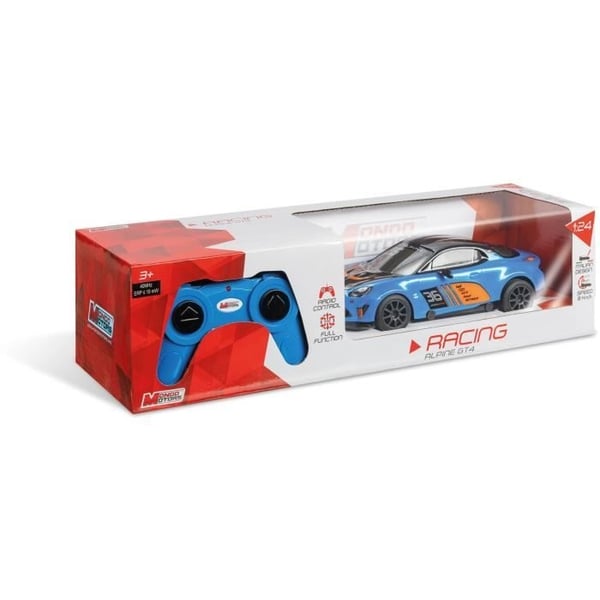 Fjernstyret bil - MONDO MOTORS - Alpine A110 GT4 - Skala 1:24 - Blå