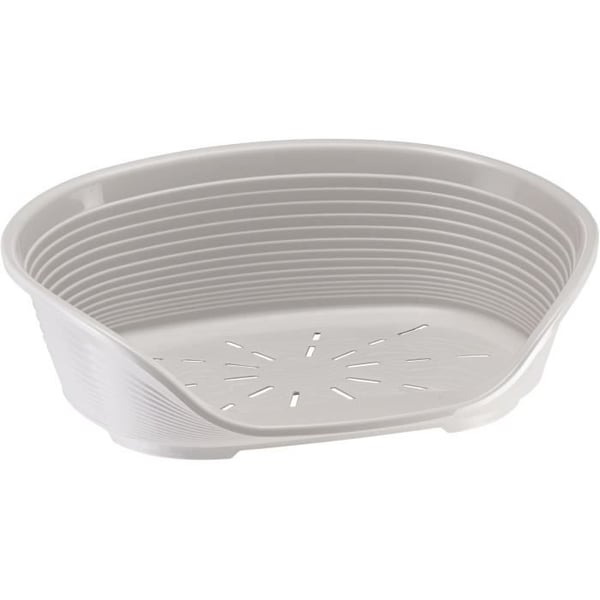 SIESTA DELUXE Kurv Størrelse 4 - 61,5*45*21,5 cm - Lysegrå - FERPLAST