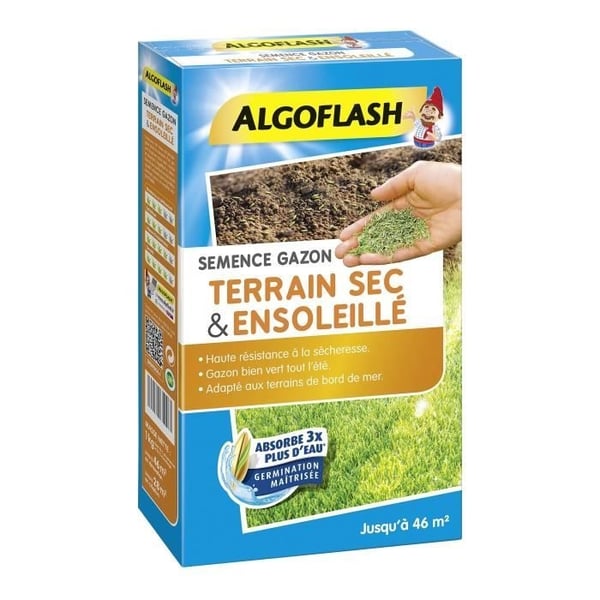 ALGOFLASH - Kuiva aurinkoinen nurmikko 1kg