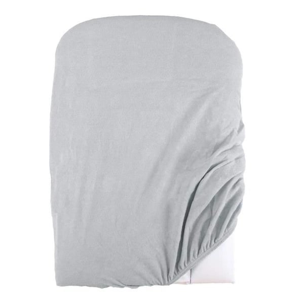 DOMIVA Sæt med 2 pusleunderlagsbetræk - Polycotton - Oeko-Tex - Aqua/Pearl - 50 x 75 cm