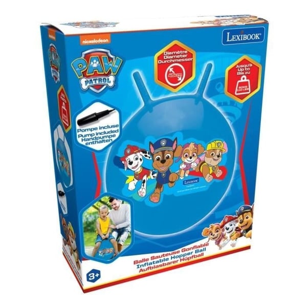 Paw Patrol Oppustelig Hoppebold - Lexibook - 45 cm - Til Børn fra 3 År og Opefter
