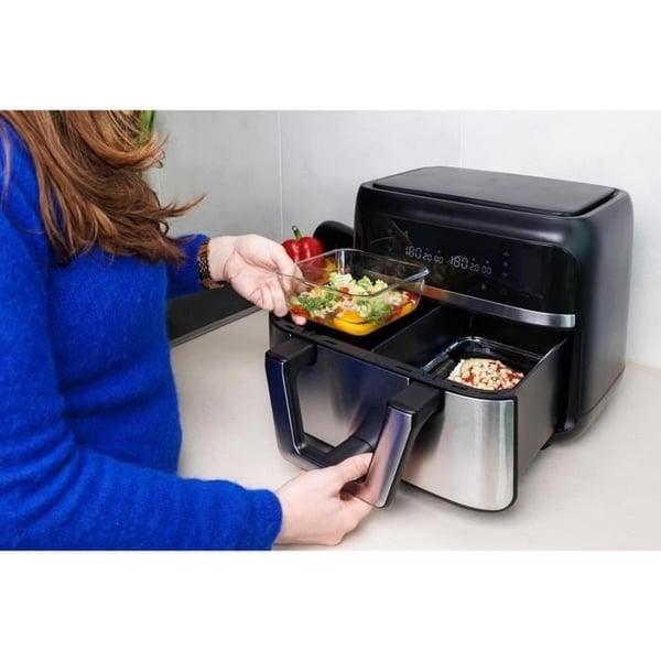 Airfryer-skål - PYREX - 1450142 - Firkantet - Borosilikatglas - 25 x 22 cm