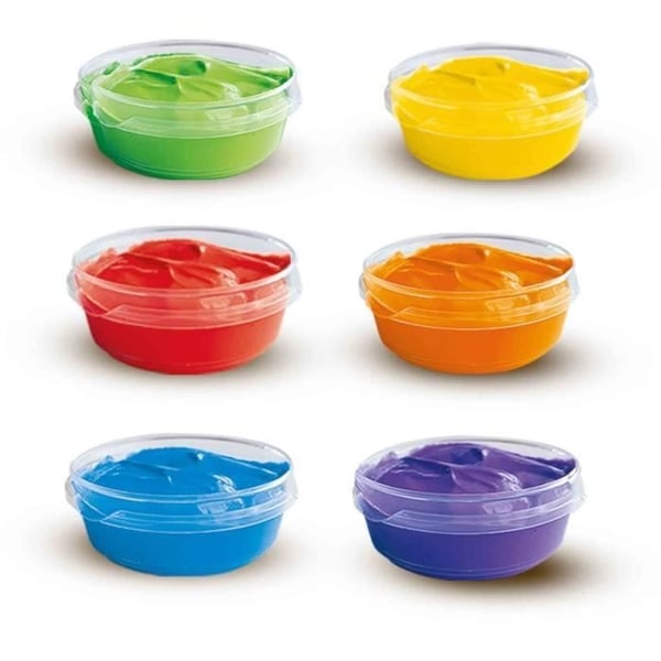Sormiväri 6 väriä x 45ml - SES CREATIVE - Värin intensiteetti ja helppo pestä.