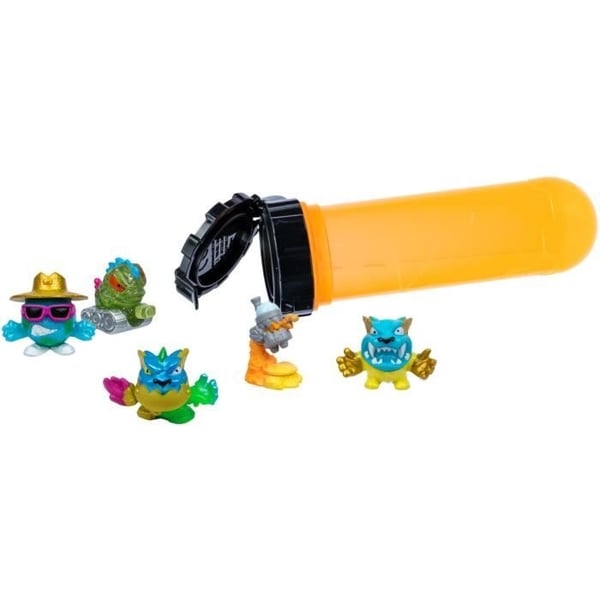 Pakke med 5 minifigurer - MRBEAST LAB - SWARMS ATOMIC - Fra 5 år