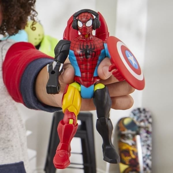 MixMashers SpiderMan, 12 cm brugerdefinerbar figur, der kan blandes med tilbehør, Marvel, fra 4 år