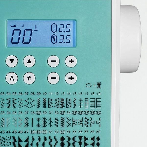 Digital symaskine - MEDION - SD 36 - 38W - 270 sting - 700 o/min - LED - Turkis