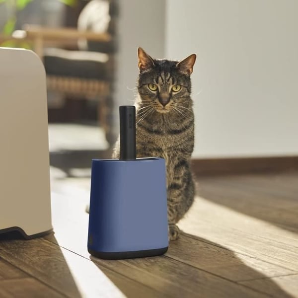 ROTHO MYPET BIALA kattebakke med holder - Horizon Blue