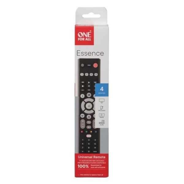 ONE FOR ALL -yleiskaukosäädin - URC1242 – Essence Basic 4in1