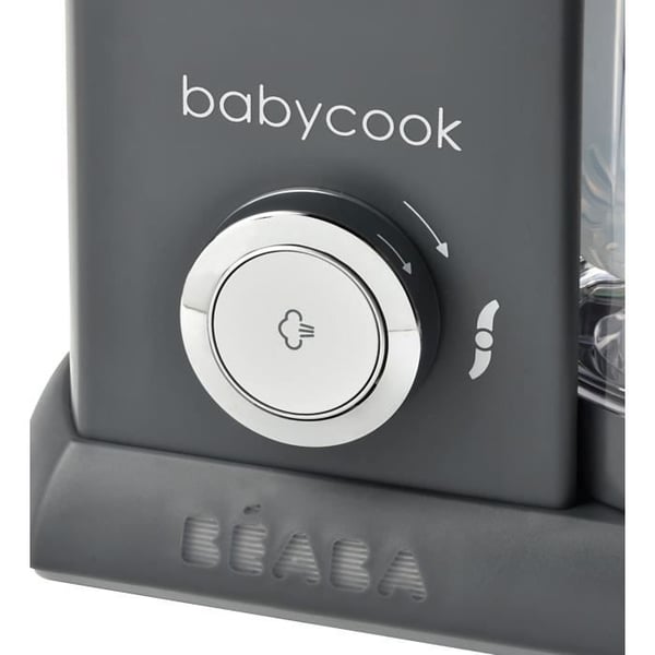 BÉABA - Babycook Solo - 4-i-1 babyfoodprocessor mixer-komfur - dampkoger - mørkegrå