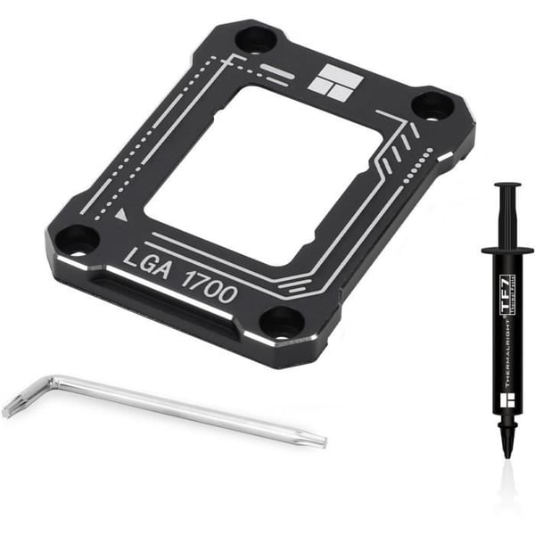 THERMALRIGHT - LGA1700 böjningskorrigeringsram - CPU-förstärkningsram - Svart - För Intel LGA1700-sockel - Deformationsskyddande THERMALRIGHT - LGA1700 böjningskorrigeringsram - CPU-förstärkningsram - Svart - För Intel LGA1700-sockel - Deformationsskyddande