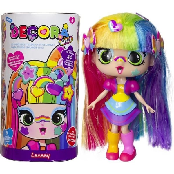 Docka - LANSAY - 55101 - Decora Girlz - Minimodedockor att personifiera - Decora