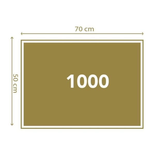 CLEMENTONI - Kompakti 1000-osainen setti - Santorinin sävyt