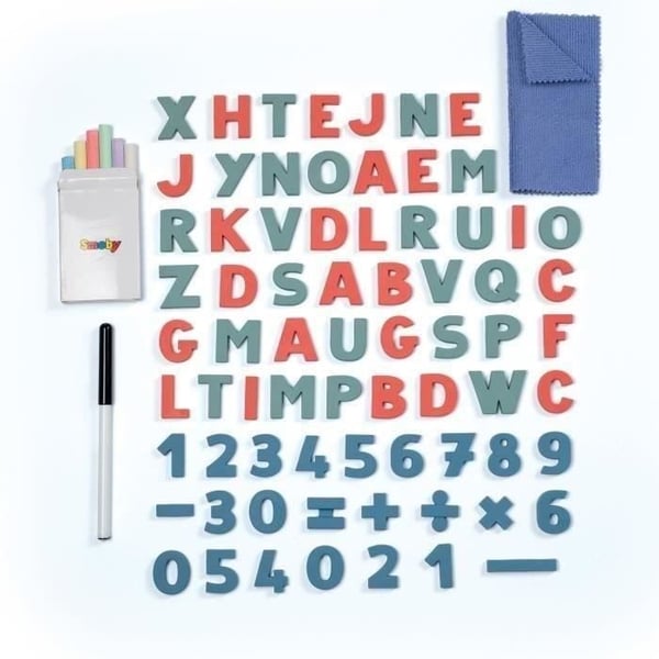Petit Ecolier Skrivebord - Smoby - 80 tilbehør inkluderet - Grøn - 63 X 69 X 58 - Fra 3 år