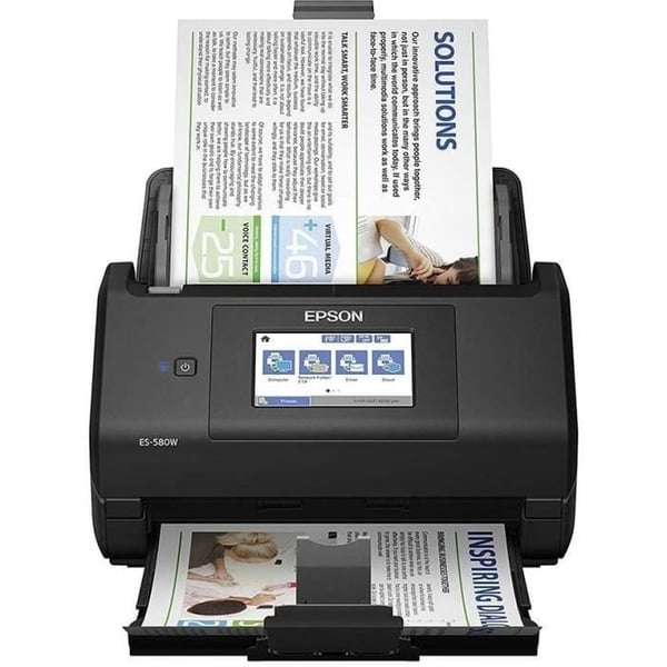 EPSON ES-580W stationær dokumentscanner - automatisk dupleks - 600 dpi - Wi-Fi Direct