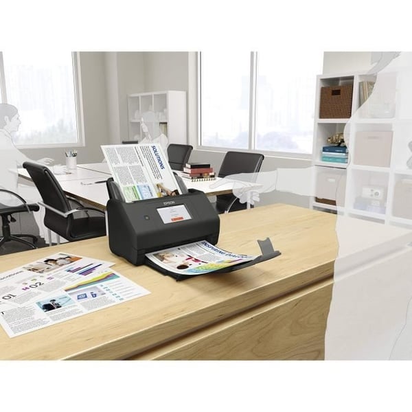 EPSON ES-580W stationær dokumentscanner - automatisk dupleks - 600 dpi - Wi-Fi Direct