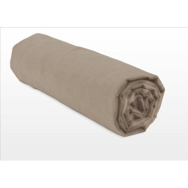Stræklagen - HOME LINGE PASSION - HP72127 - 82 g mikrofiber - 140 x 190 cm - 30 cm lomme - Beige