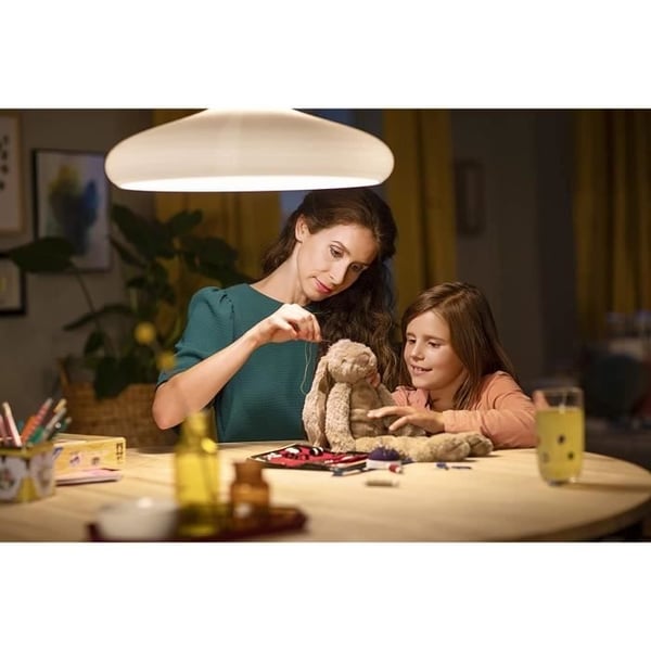 PHILIPS LED Classic 60W Standard E27 Varmvit Ej Dimbar 2-pack