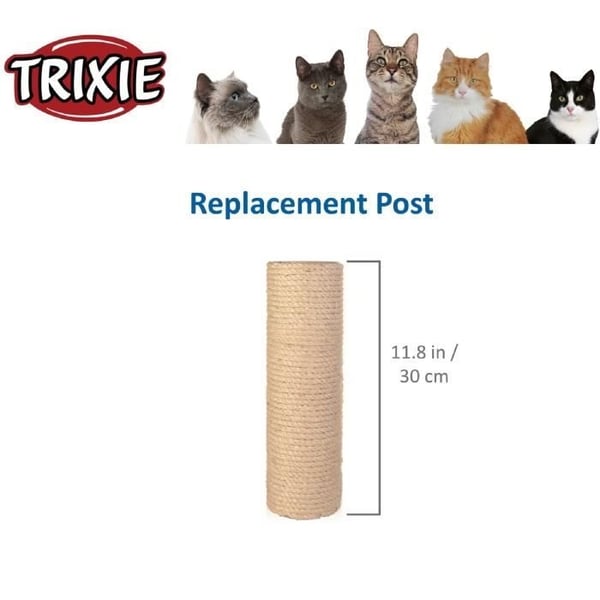 TRIXIE Udskiftningsstolpe - Til Katte - Træ - 9x30cm