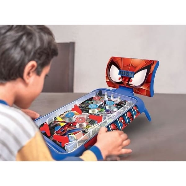 Spider-Man Elektronisk Flippermaskine - LEXIBOOK - Lys- og Lydeffekter