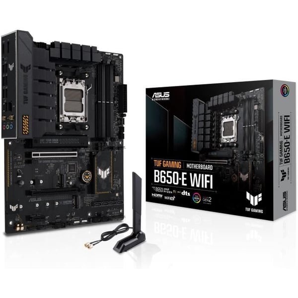 Moderkort - ASUS - TUF GAMING B650-E WIFI - AMD B650 - AM5 ATX-kortplats