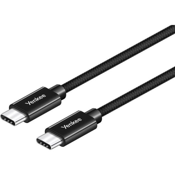 USB-C-kabel 0,2 m - YENKEE - YCU C02 BK