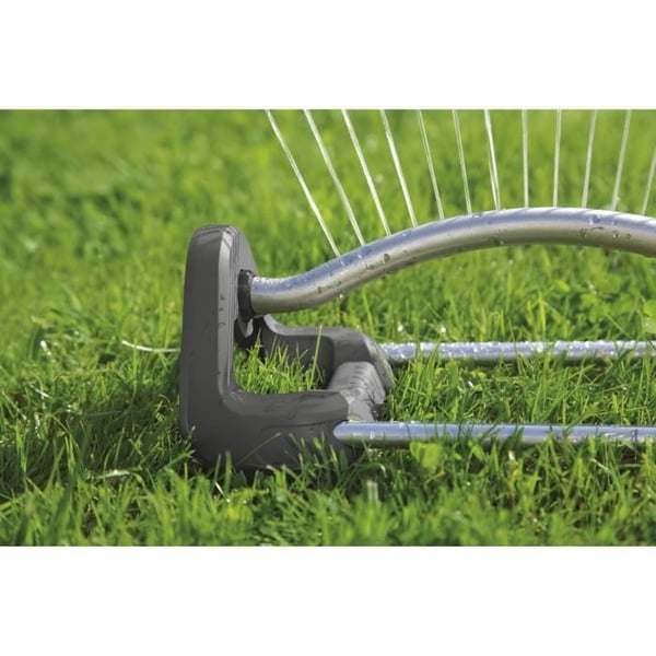 Aqua S oscillerende sprinkler - GARDENA - Overfladeareal 220m² - Rækkevidde maks. 17m - UV- og frostbestandig - 5 års garanti