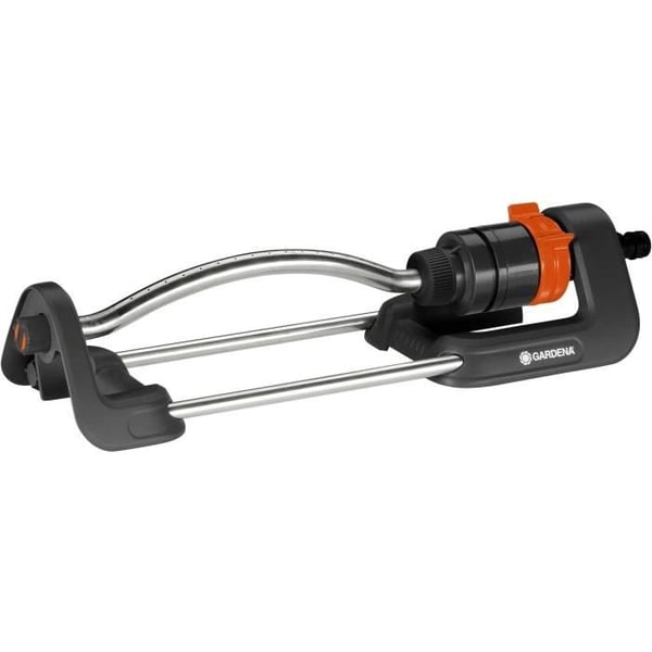 Aqua S oscillerende sprinkler - GARDENA - Overfladeareal 220m² - Rækkevidde maks. 17m - UV- og frostbestandig - 5 års garanti