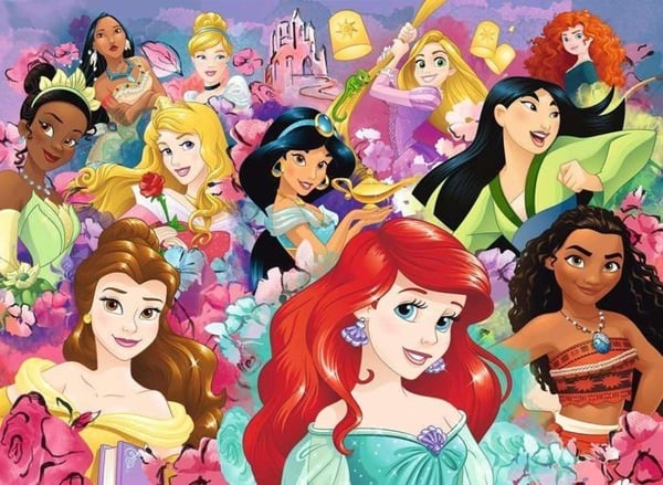 Disney Prinsesser Puslespil 150 brikker XXL Ravensburger - Drømme går i opfyldelse - Børn fra 7 år
