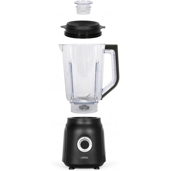 Blender - LIVOO - 1,5 L - 600 W - 22.000 o/min - 2 hastigheder - Sort