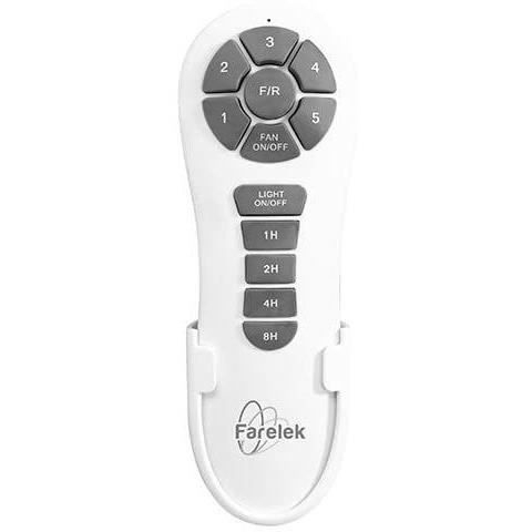 WALLIS Sort - Loftventilator Ø132cm 38W + LED-belysning