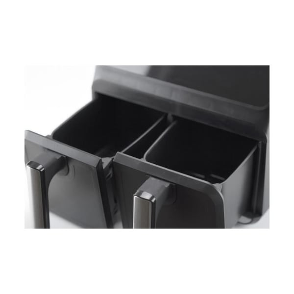 Tuplaöljytön rasvakeitin - JOCCA - 2097 - 4L + 4L - 38,5x39,5x31,5 cm