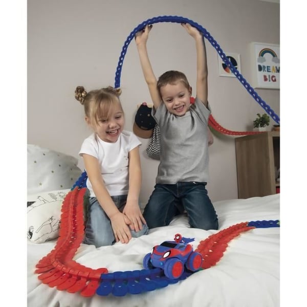 Spidey Flextreme Discovery Set - Batterier ingår - 184 flexibla spår och 1 fordon