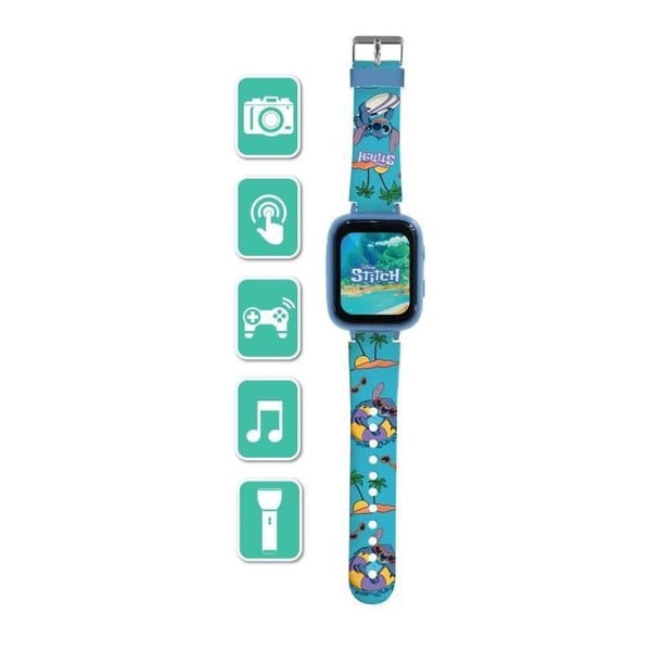 Stitch farveskærmsur med kamera og 8 GB hukommelseskort