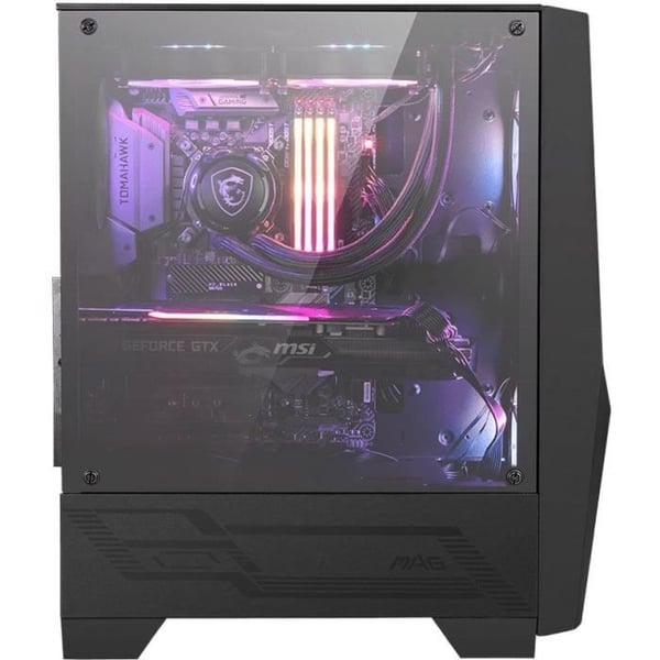MSI MAG FORGE 100R PC-kabinet - Sort - Hærdet glas - ATX-format (306-7G03R21-809)