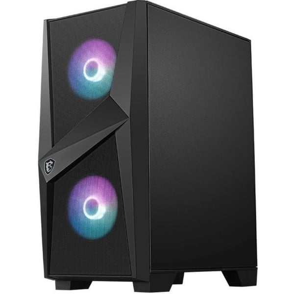 MSI MAG FORGE 100R PC-kabinet - Sort - Hærdet glas - ATX-format (306-7G03R21-809)
