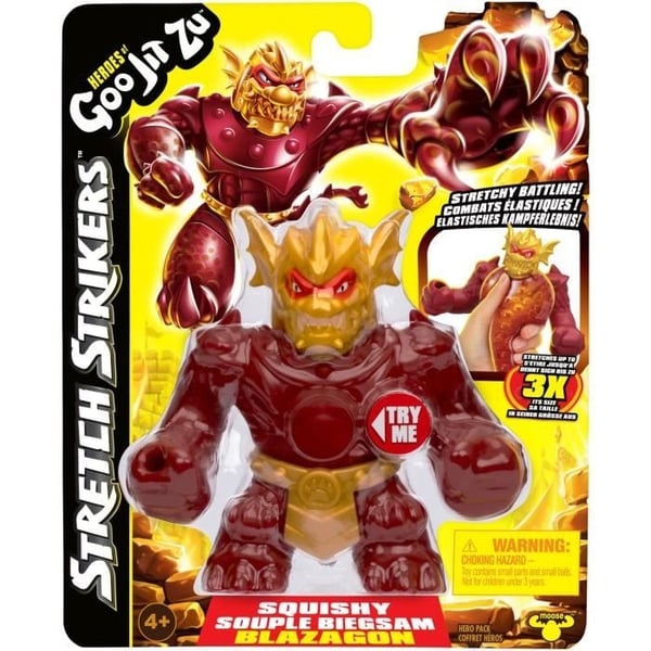 Stretch Strikers 11cm Figuuri (Random Asst) - HeroeS OF GOO JIT ZU - Limaiset sankarit soturihaarniskassa Stretch Strikers 11cm Figuuri (Random Asst) - HeroeS OF GOO JIT ZU - Limaiset sankarit soturihaarniskassa