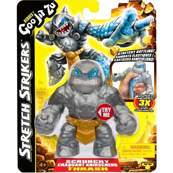 Stretch Strikers 11 cm figur (tilfældig assortering) - HERoE OF GOO JIT ZU - Slimede helte med krigerrustning