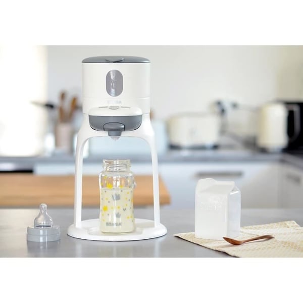 BÉABA - Bib'Expresso - Flaske-/Babyglasvarmer - Præcis Temperatur - Instant - Bain Marie - Hvid