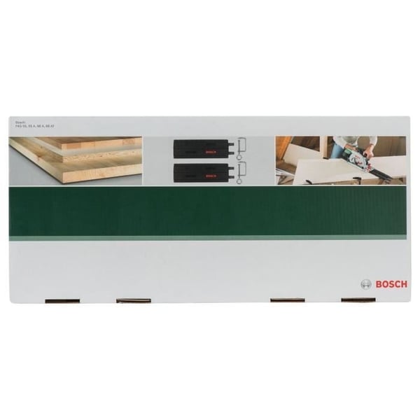 Føringsskinne til rundsave - BOSCH - PKS 55 A / 66 A/AF - 2 skinner à 700 mm - Grå plastik