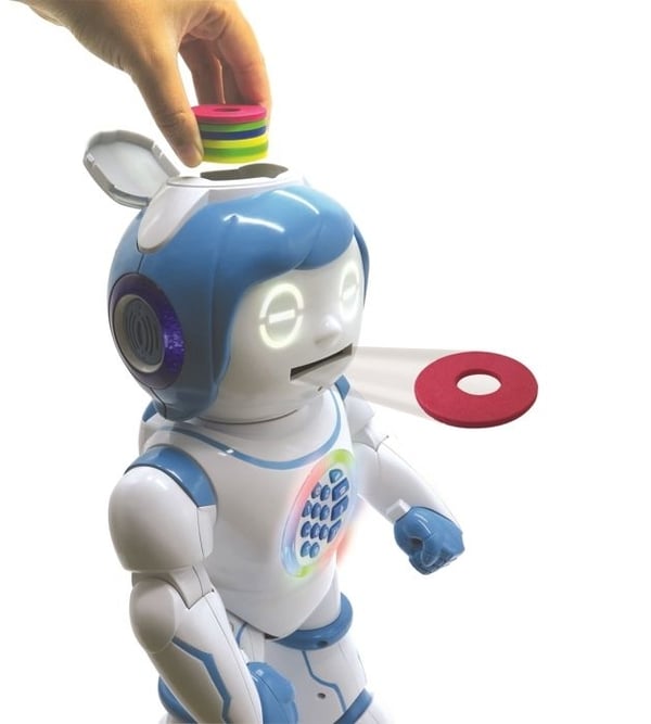 LEXIBOOK POWERMAN KID Tosproget Uddannelsesrobot - Lær og leg på fransk og engelsk