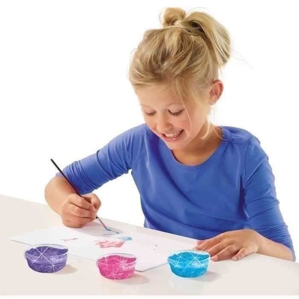 Glitter Gouache (6x45ml) - SES CREATIVE - God kvalitet, klare og dækkende farver - Praktisk og kompakt emballage