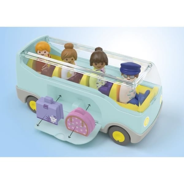 PLAYMOBIL Junior 71682 Rejsebus, Fra 12 måneder